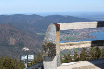 view from the top of the hill