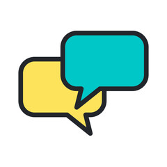 Chat bubbles icon