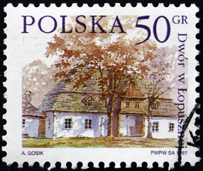 Postage stamp Poland 1997 country estate, Lopusznej