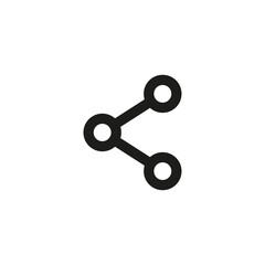 Share media files button icon.