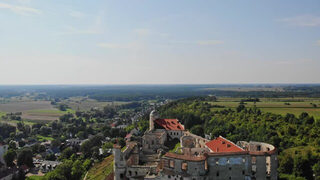 Renaissance castle in the small town of Janowiec.