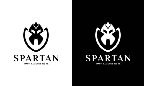 Spartan logo vector graphic abstract symbol