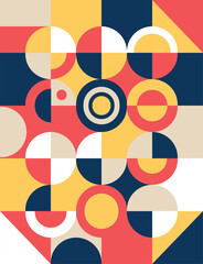 Abstract geometric background - Coloured abstract geometric background 