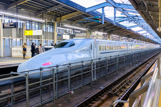 大阪市、新大阪駅、九州新幹線 700系（2018年1月4日）