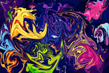 Colorful liquify abstract background design