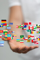 international flags 3d global partner