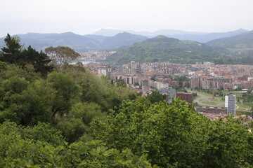 Urbanscape in the city of Bilbao
