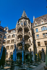 The New Town Hall at Marienplatz in Munich, Bavaria, Germany