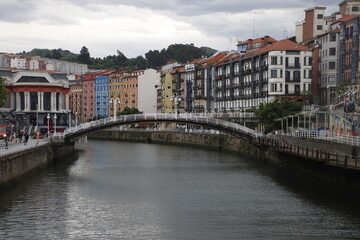 Urban scene in Bilbao