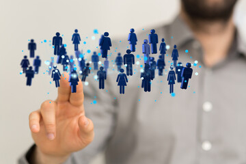 organization chart team concept networking