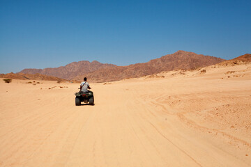 Desert Egypt, mountains sands