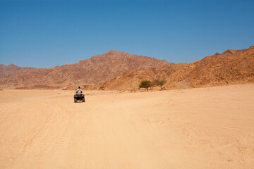 Desert Egypt, mountains sands