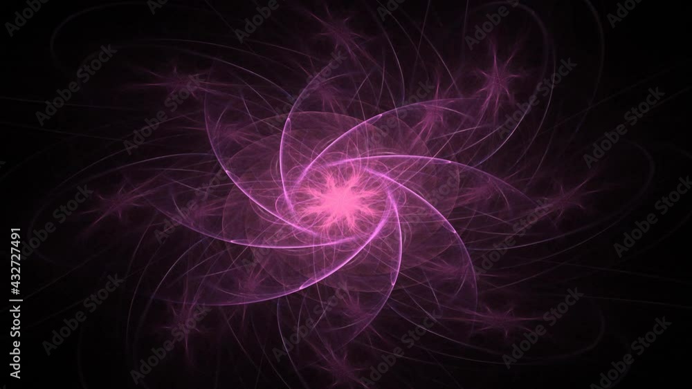 Poster abstract 4k motion background explosion with particles and sphere. atom science technology, energy c