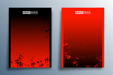 Red and Black gradient texture for flyer, poster, brochure cover, background, wallpaper, typography, or other printing products. Vector illustration