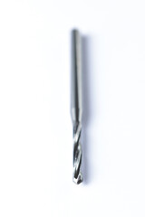 one drill bit on a white background