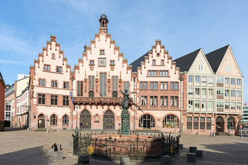 Historic Center of Frankfurt during day