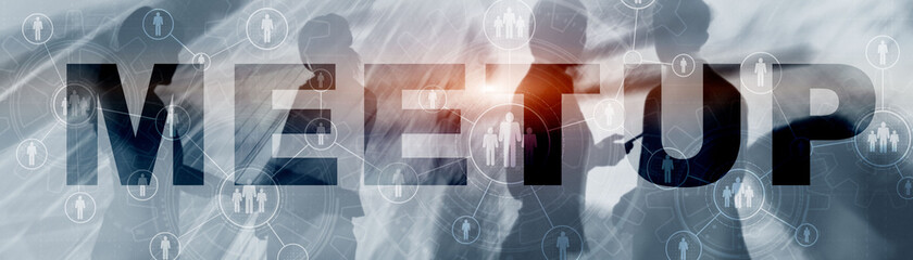 Meeting Meetup Organization Business Finance concept 2021