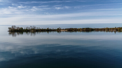 Humber Bay Park as seen from Sheldon's Lookout in Toronto, Ontario, Canada