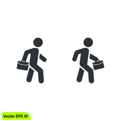 pedestrian walk icon