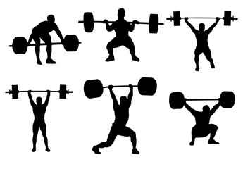 person lifting weights - obrazy, fototapety, plakaty