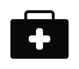 Medical suitcase icon