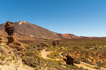 Paisaje en el Parque Nacional del Teide