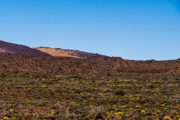 Paisaje en el Parque Nacional del Teide