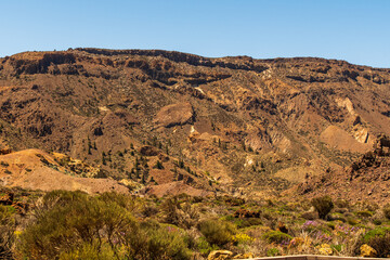 Paisaje en el Parque Nacional del Teide