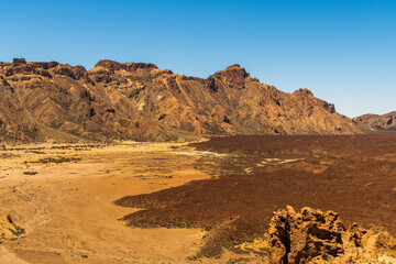 Paisaje en el Parque Nacional del Teide