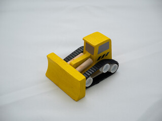 Obraz premium おもちゃのブルドーザー