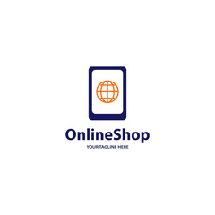 Online Shop Logo Design Concept - Premium Logo Vector Illustration