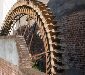 Ancient water mill, Soncino, Italy