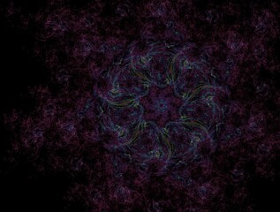 Imaginatory fractal background generated Image