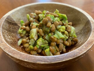 納豆のふきのとう和え