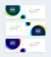 Vector abstract graphic design Banner Pattern background web template.