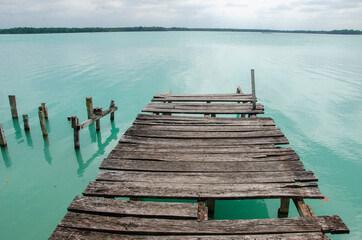 Fototapeta premium muelle laguna
