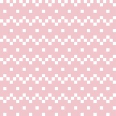 Pink Navy Christmas Fair Isle Seamless Pattern Background