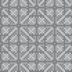 Black and White Christmas Fair Isle Seamless Pattern Background