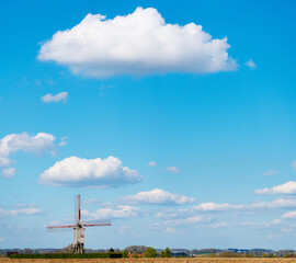 An beautiful windmill