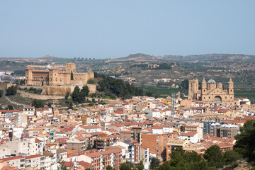 Fototapeta na wymiar View of the city of Alcañiz
