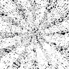 Grunge Black and White Distress Texture .Wall Background .Vector Illustration