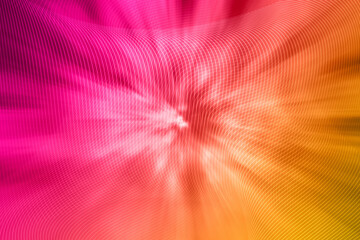 beautiful white line and wave on motion blur pink and yellow nature background, technology, template, banner, object, copy space