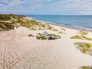 Four Wheel Driving Western Australia - Beach Camping.