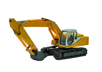 おもちゃの油圧ショベル