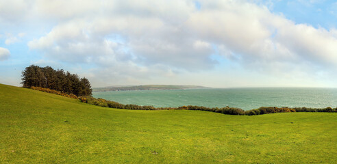 View from  on spring day Courtmacsherry Coast Loop