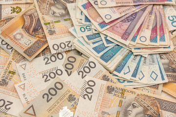 Polish currency 20 50  200 PLN