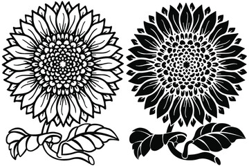 Valentine Hearts, Roses, Flower Monogram and Elements for Decorations