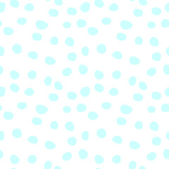 Background polka dot. Seamless pattern. Random dots, circles, animal skin. Design for fabric, wallpaper. Irregular random abstract vector texture. Repeating graphic backdrop