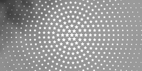 Light Gray vector template with neon stars.