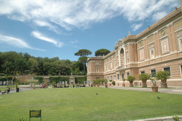 평화로운 바티칸 성베드로 대성전의 풍경, The peaceful Vatican Basilica San Pietro